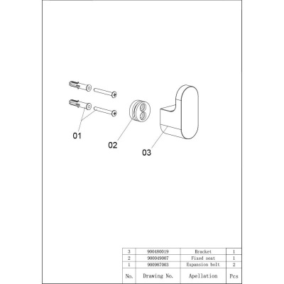 Duro Robe Hook - Chrome